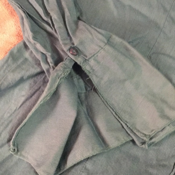 Dark teal button down - Picture 3 of 3